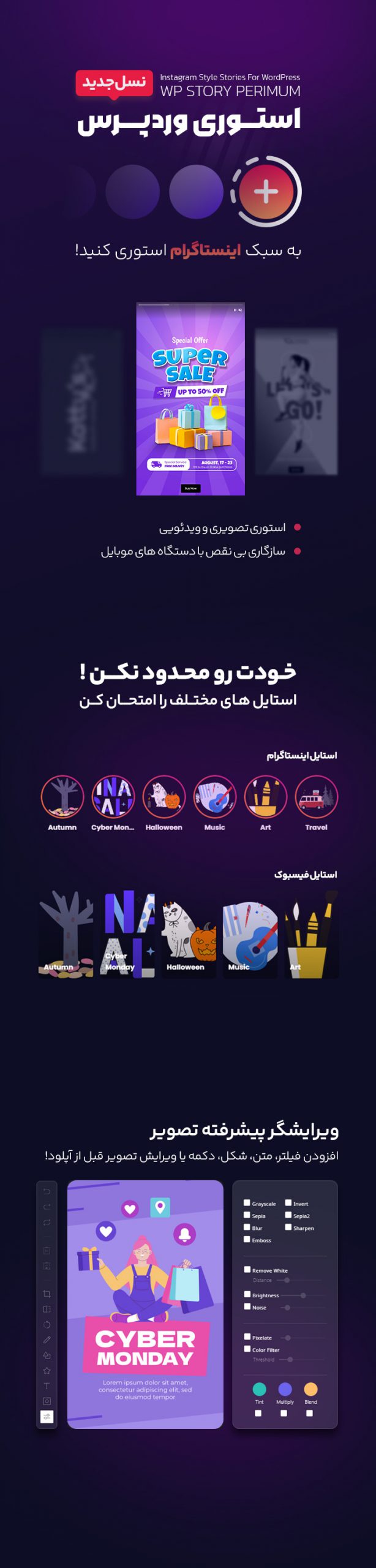 استوری وردپرس